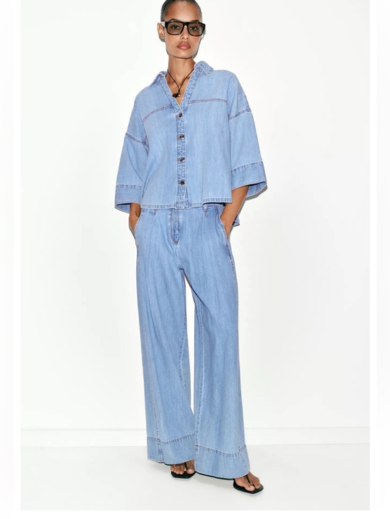Zara Denim - Zara Denim Set | Size S Top & US 6 (28) Jeans 💙